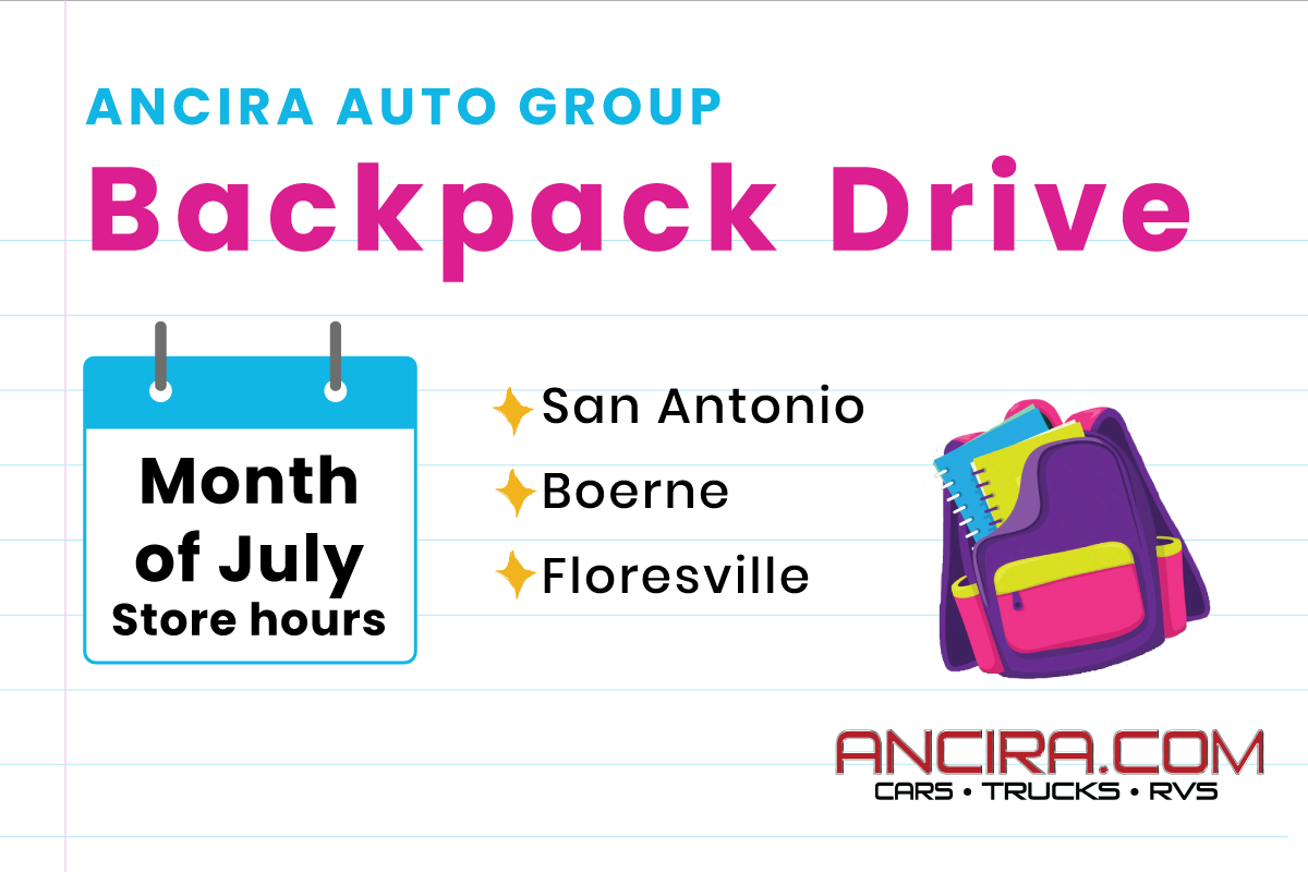 Ancira Auto Group: Backpack Drive